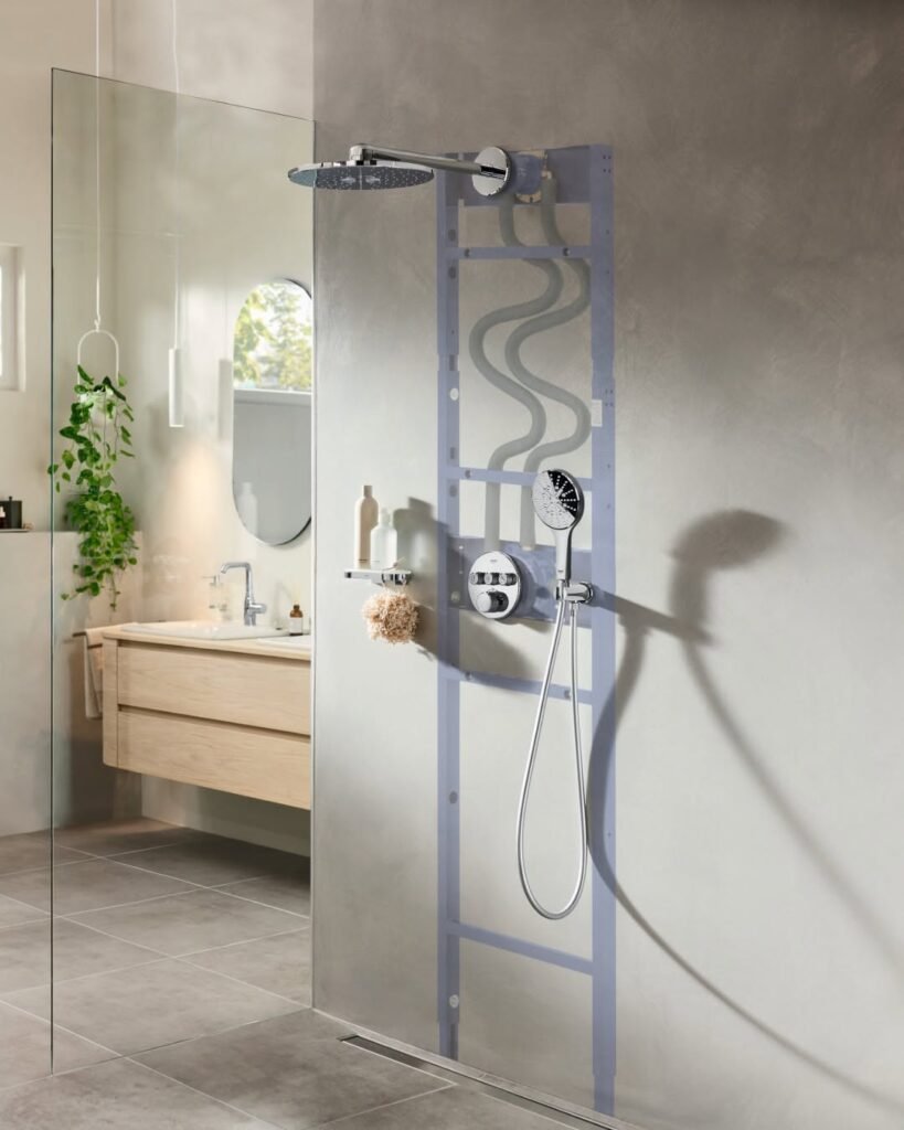 Rapido shower frame